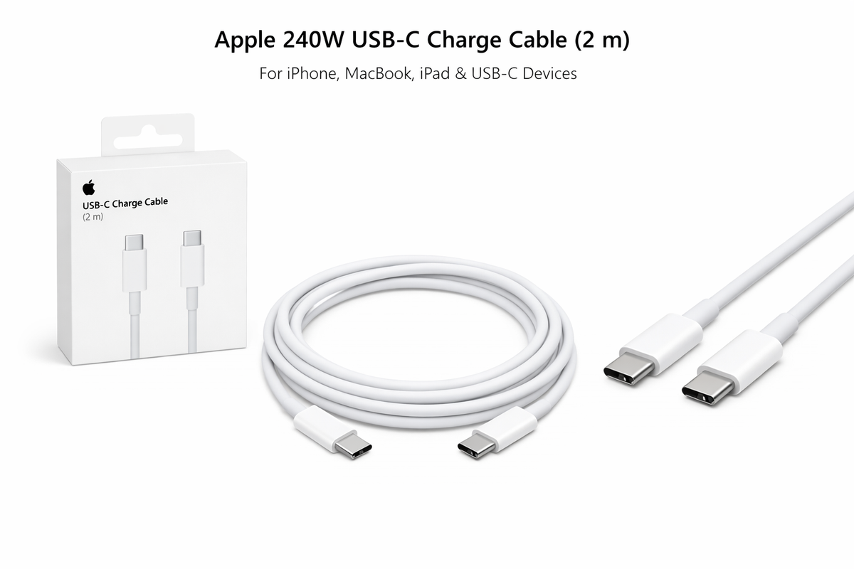Apple 240W USB-C Charge Cable (2 m) for iphone, MacBook, iPad & USB-C Devices