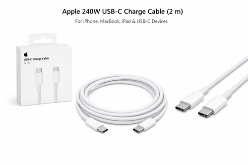 Original Apple 240W USB-C Charge Cable (2 m) for iphone, MacBook, iPad & USB-C Devices