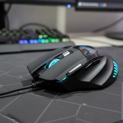 GERLAX RGB Gaming Mouse – 3200 DPI Ergonomic Wired Optical Mouse