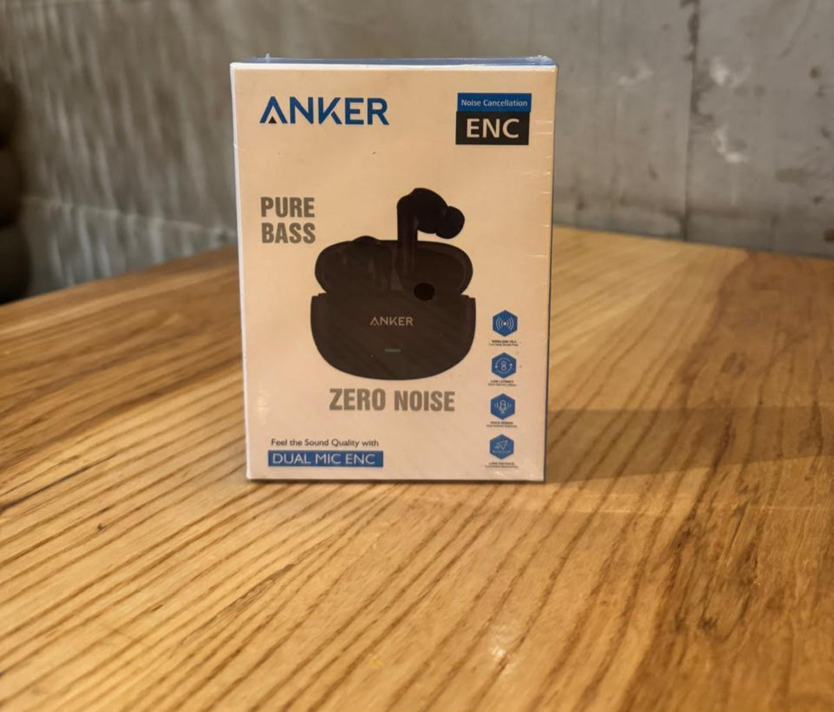 Anker Pure Bass ZERO NOISE Earbuds with ENC - Dual Mic Clear Calling